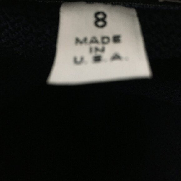 ST. JOHN by Marie Gray Sweater Jacket Sz 8 Embellished Navy Gold Beaded Starfish - Picture 6 of 6